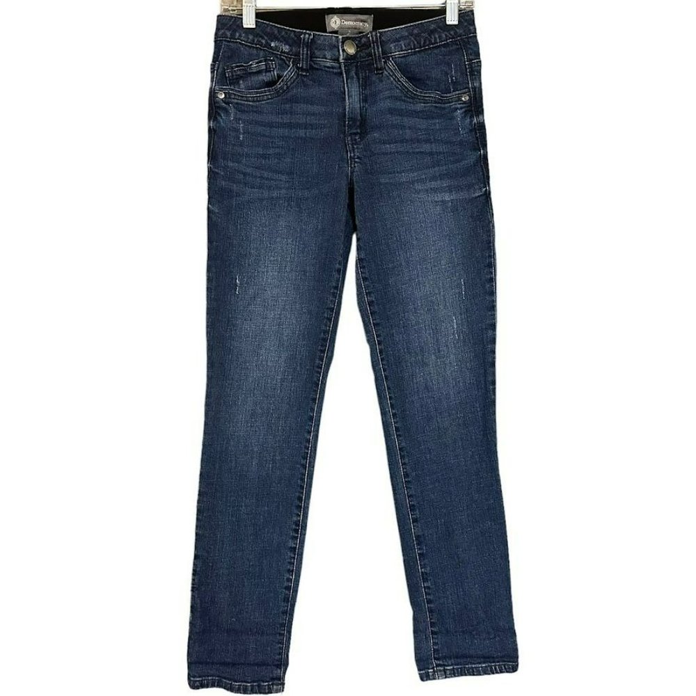 Democracy "Ab"solution Ab Technology Mid Wash Slim Leg Jeans‎ Womens 2
